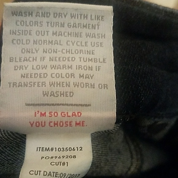 Torrid 3 Button Zipper Closure Blue Jeggings - Picture 8 of 8